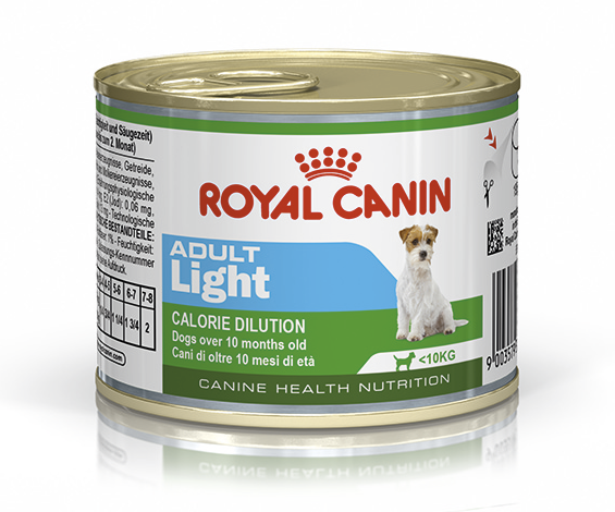 Консерва для взрослых собак с 10 месяцев до 8 лет Royal Canin Adult Light Wet 