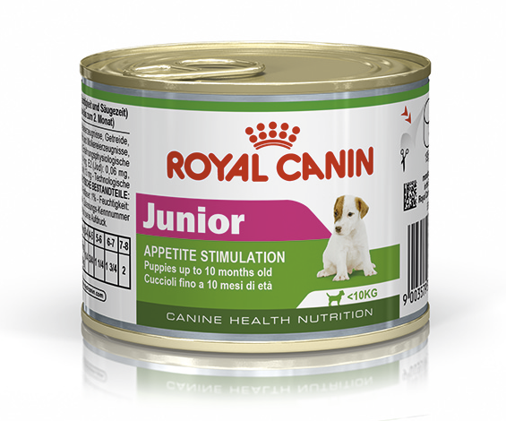 Консерва для щенков мелких пород в возрасте 10 месяцев Royal Canin Junior Wet 