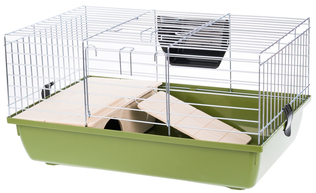 Клітина для кролика з годівницею та будиночком Super Rabbit 60 Zinc G351 Inter-Zoo Клітина для кролика з годівницею та будиночком Super Rabbit 60 Zinc G351 Inter-Zoo
