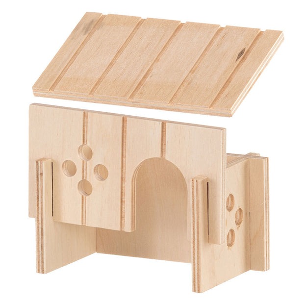 Деревянный домик для мышей сертифицированный FSC Ferplast SIN 4641