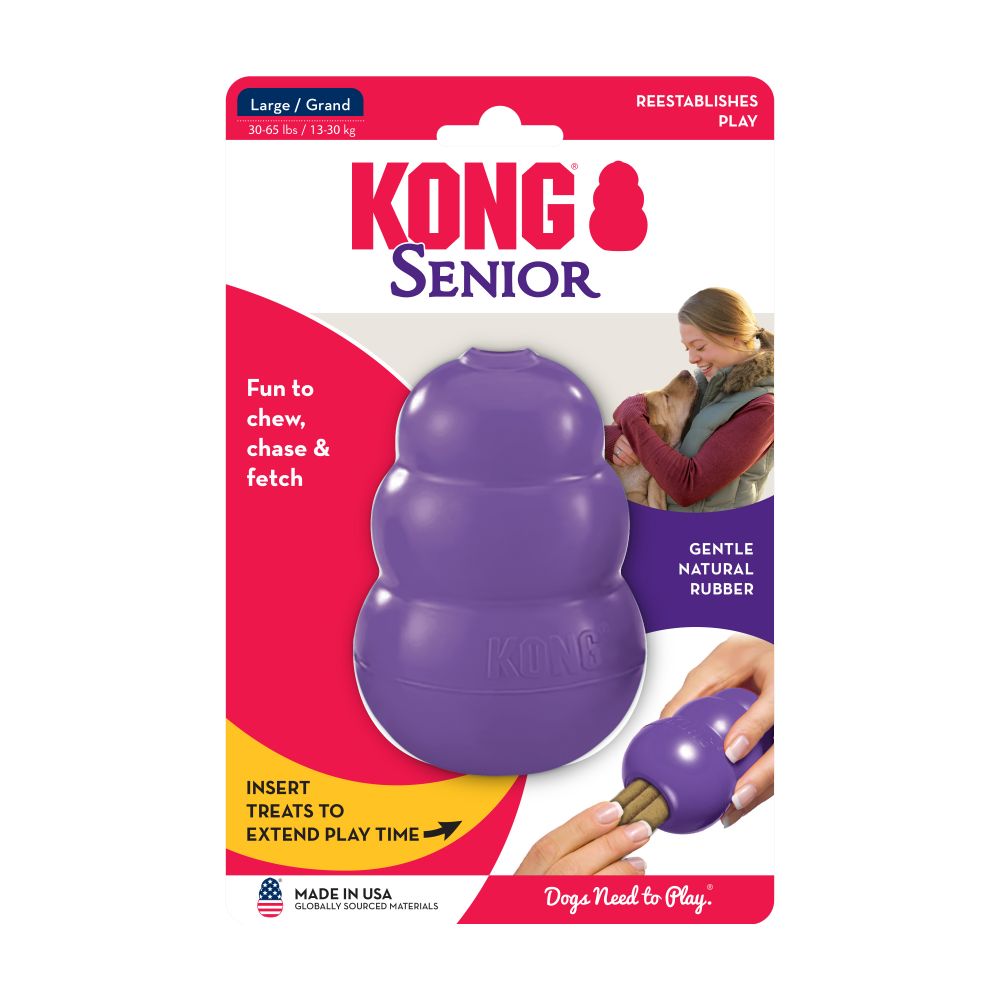 Іграшка для собак похилого віку Конг для ласощів KONG Senior Іграшка для собак похилого віку Конг для ласощів KONG Senior