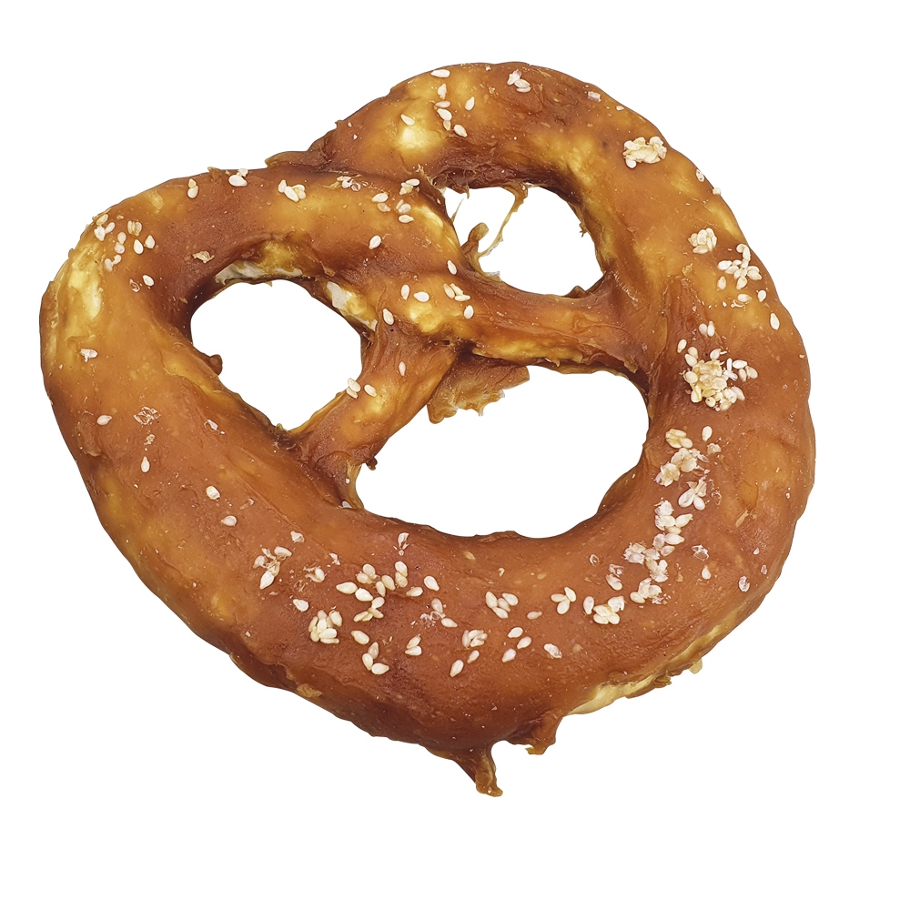 Жувальні ласощі для собак Курячий Крендель Nobby StarSnack BBQ Chicken Pretzel