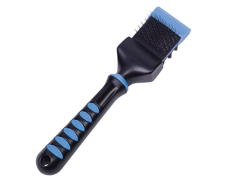 Двухсторонняя гибкая пуходерка для собак и котов Double-Sided Slicker Brush Comfort Line Nobby Двухсторонняя гибкая пуходерка для собак и котов Double-Sided Slicker Brush Comfort Line Nobby