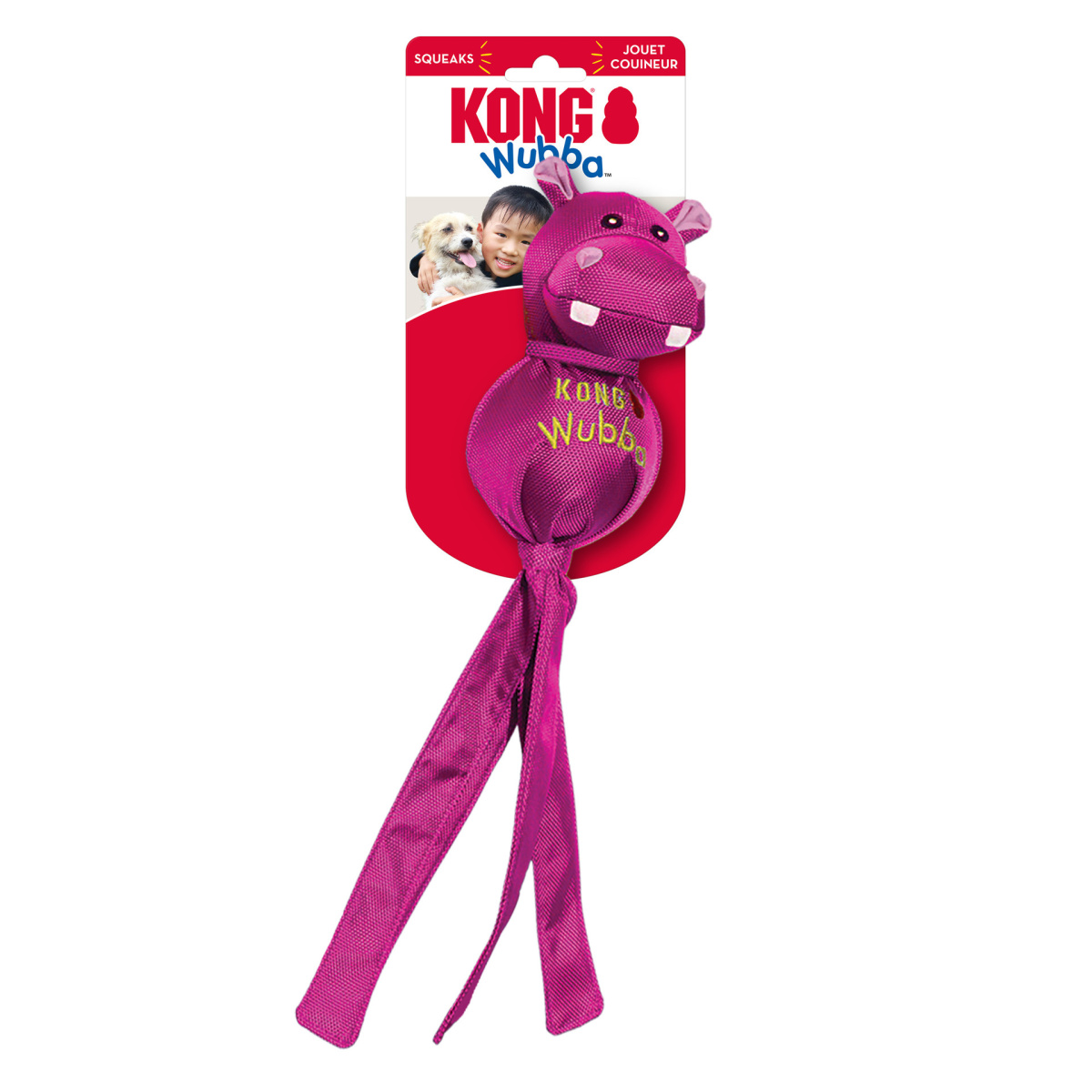 KONG Wubba Friends Ballistic Интерактивная игрушка для собак Зверьки Вубба