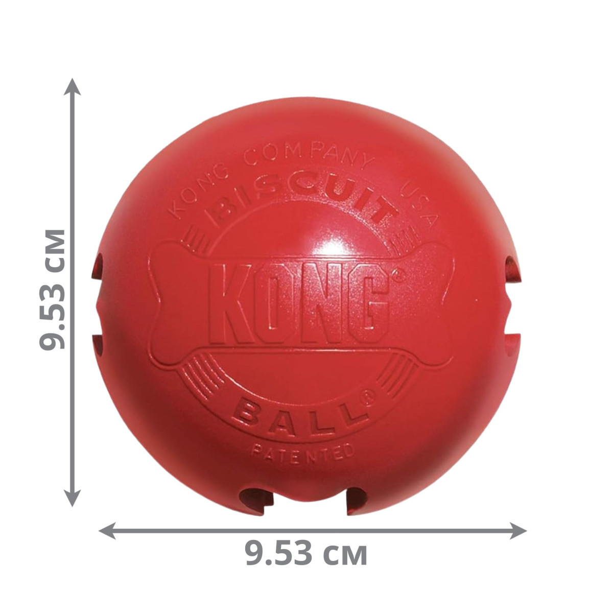 Іграшка для собак М'яч Конг для ласощів KONG Biscuit Ball