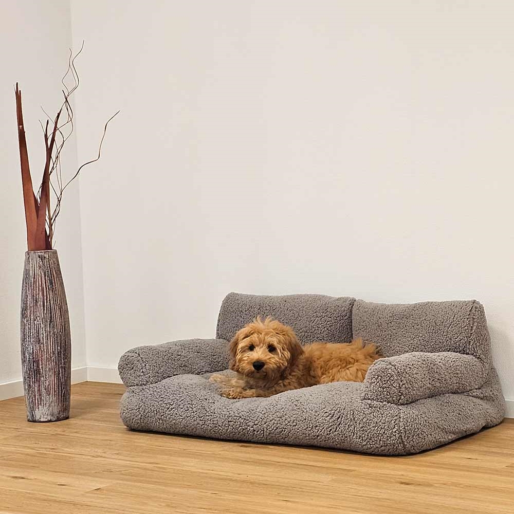 Антискользящий плюшевый диван для собак Teddy Classic Sofa Nobby