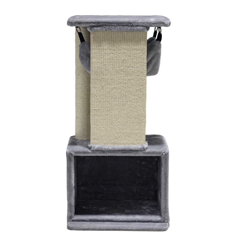 Кігтеточка для кішок з будиночком, дряпалкою та гамаком Idris Nobby