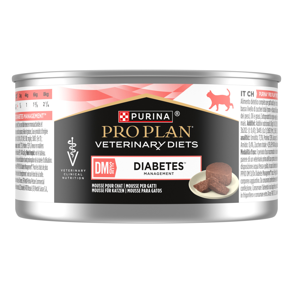 Лікувальна консерва для котів із цукровим діабетом Purina Pro Plan Veterinary Diets DM Diabetes St/Ox Complex Лікувальна консерва для котів із цукровим діабетом Purina Pro Plan Veterinary Diets DM Diabetes St/Ox Complex