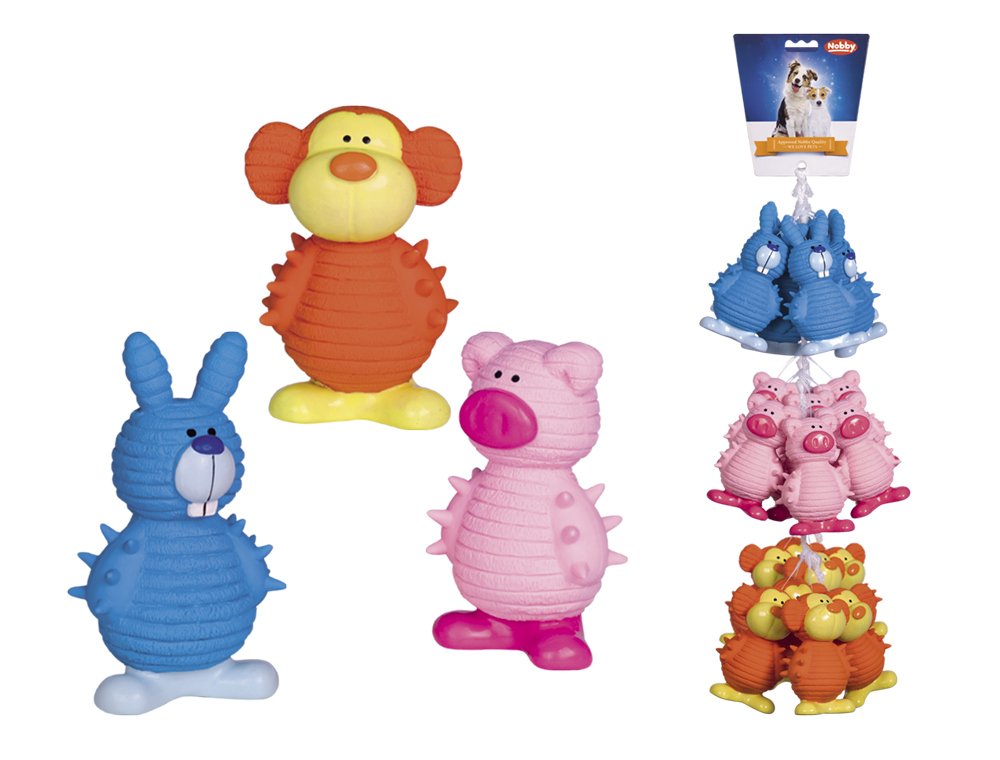 Игрушка для маленьких собак Display Животные с шипами Latex Nobby Игрушка для маленьких собак Display Животные с шипами Latex Nobby