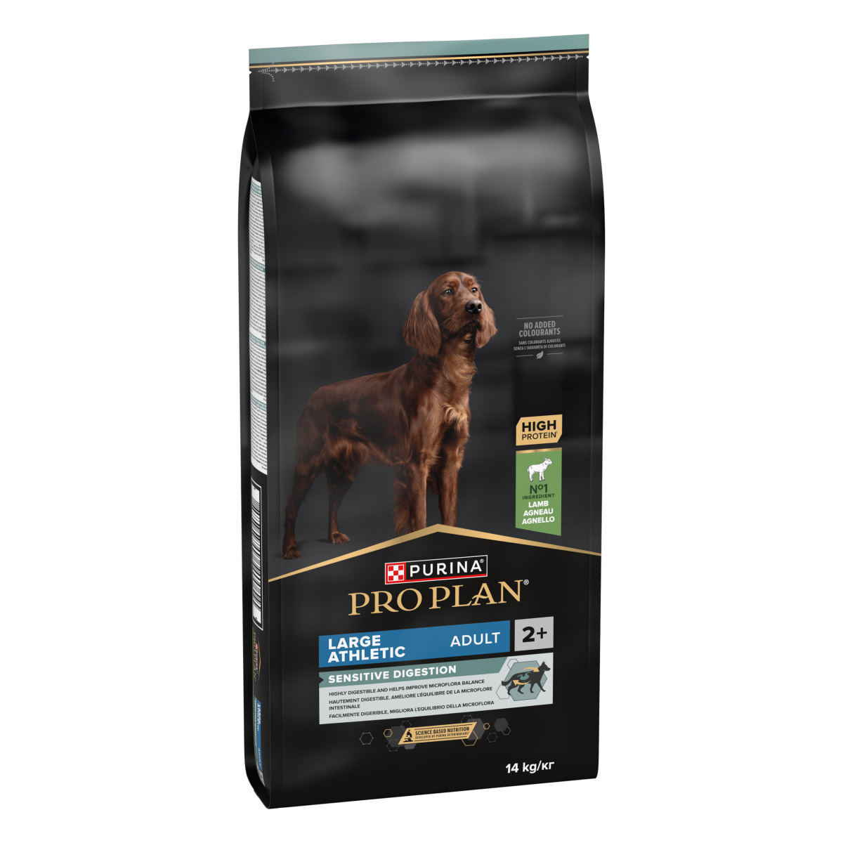 Сухий корм для атлетичних собак з чутливим травленням з Ягням Purina Pro Plan Large Athletic Adult 2+ Sensitive Digestion Lamb