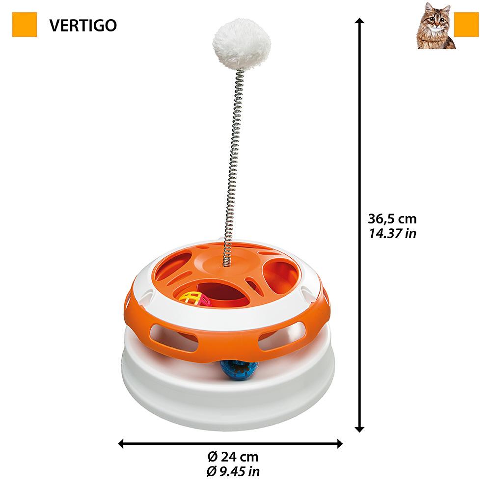 Интерактивная игрушка для кошек Кототрек со светодиодным шариком Vertigo Ferplast Интерактивная игрушка для кошек Кототрек со светодиодным шариком Vertigo Ferplast