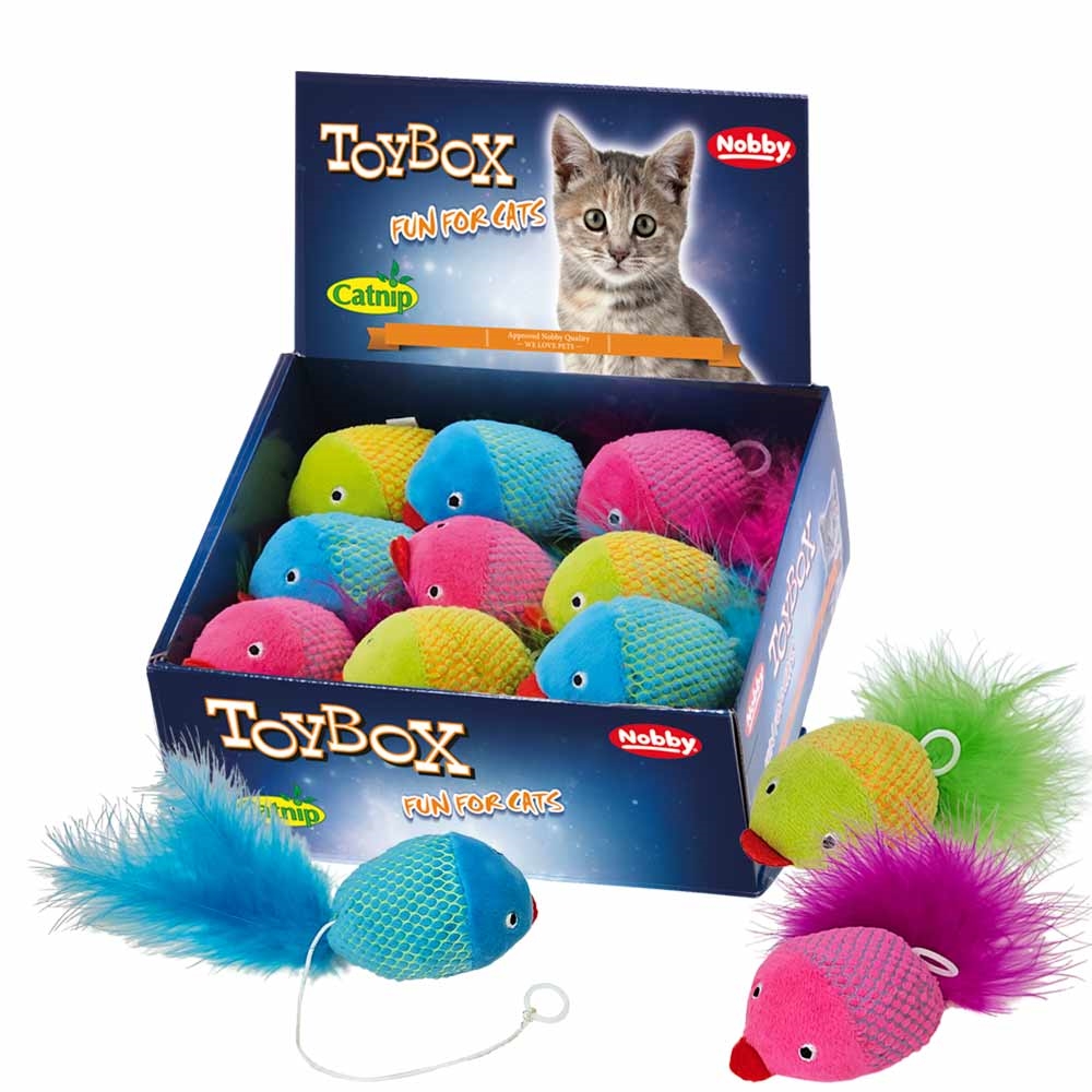 Заводная игрушка для кота ToyBox Рыбка с кошачьей мятой Fish Wind-Up Nobby Заводная игрушка для кота ToyBox Рыбка с кошачьей мятой Fish Wind-Up Nobby
