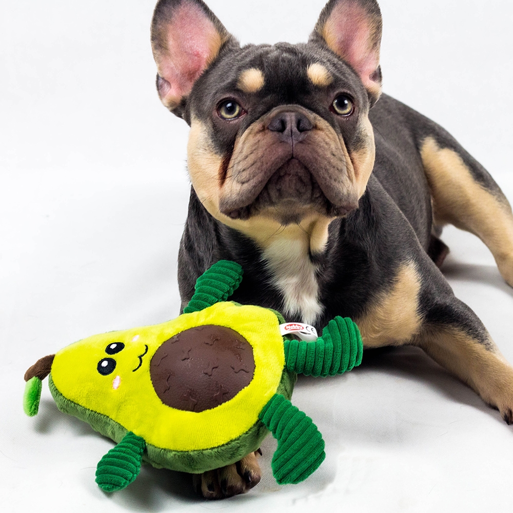 Игрушка для собак Плюшевое Авокадо з TPR косточкой для жевания Plush Nobby