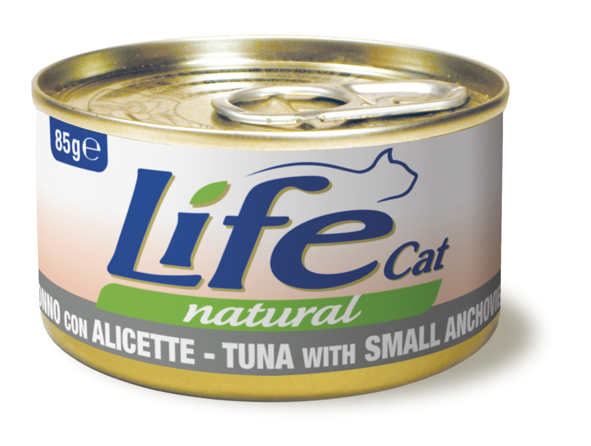 Консерва для котів Тунець з Анчоусами Life Cat Natural Tuna & Small Anchovies