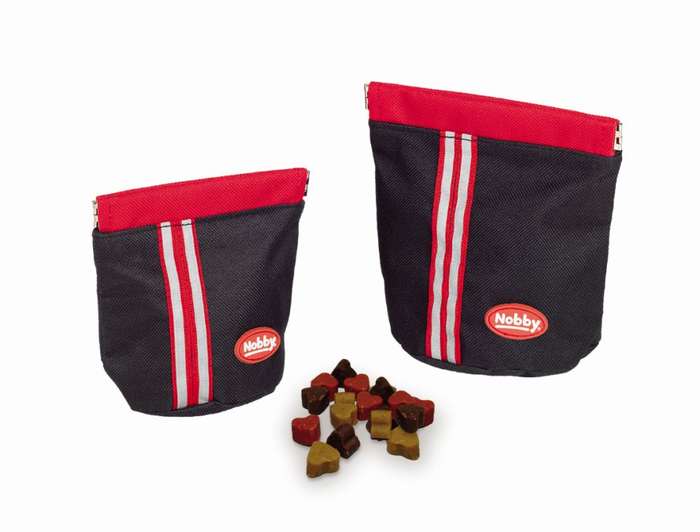 Сумка для лакомств собак со светоотражающими полосами и самозастегивающейся лентой Beutel Nobby