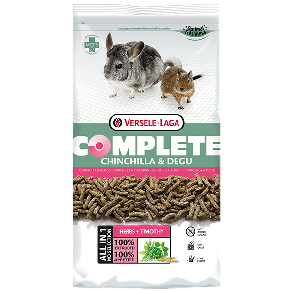 Повнораційний гранульований корм для шиншил та дегу Versele-Laga Complete Chinchilla & Degu