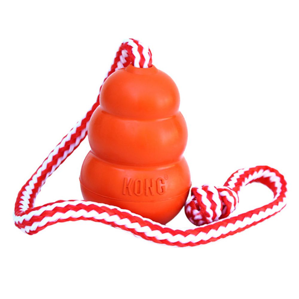 Игрушка для собак Плавающий Конг с канатом KONG Aqua Игрушка для собак Плавающий Конг с канатом KONG Aqua
