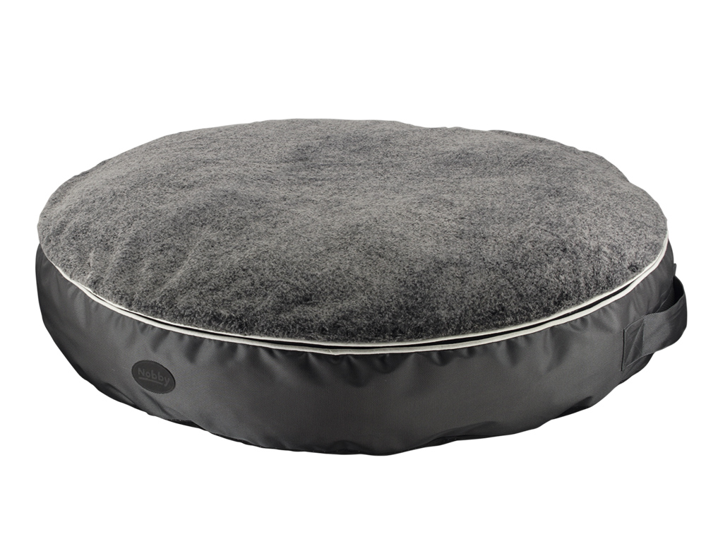 Антискользящая лежанка-подушка со съемным одеялом для собак Melor Nobby