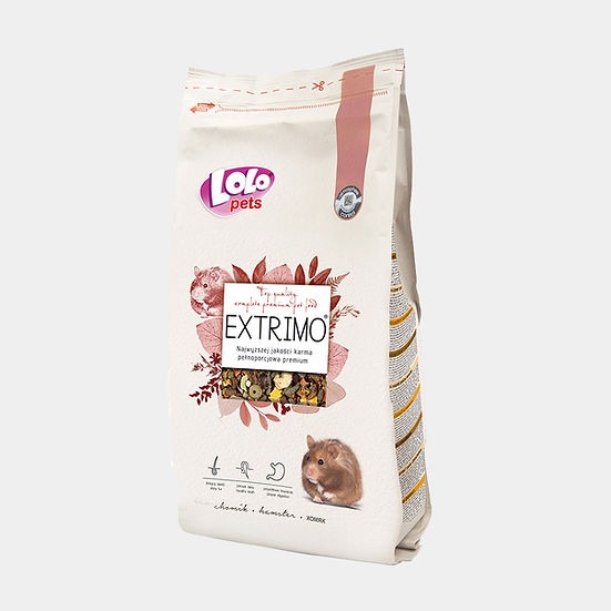 Екструдований корм для хом'яків з натуральними вітамінами LoLo Pets Extrimo Hamster Екструдований корм для хом'яків з натуральними вітамінами LoLo Pets Extrimo Hamster