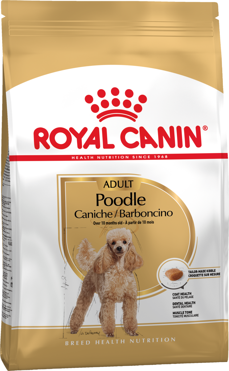 Сухой корм для собак породы Пудель от 10 месяцев Royal Canin Poodle Adult