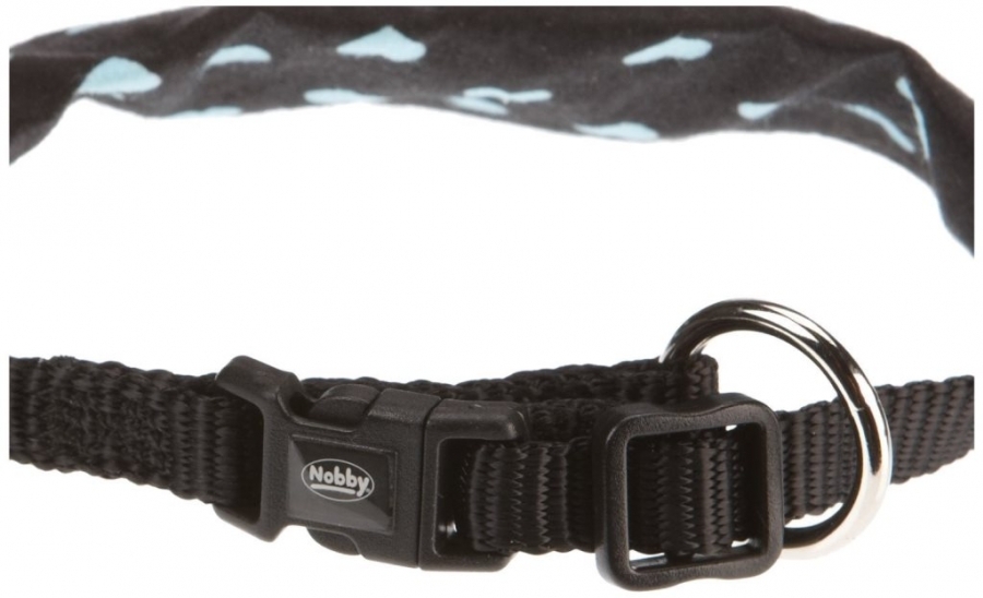 Нейлоновий нашийник-бандана для собак Серця Bandana Hearts Collar Nobby
