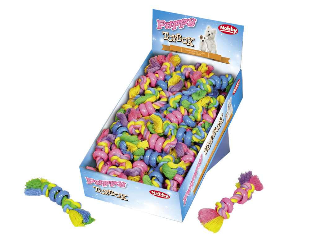 Игрушка для щенков ToyBox Узелки на канате Ropes Nobby