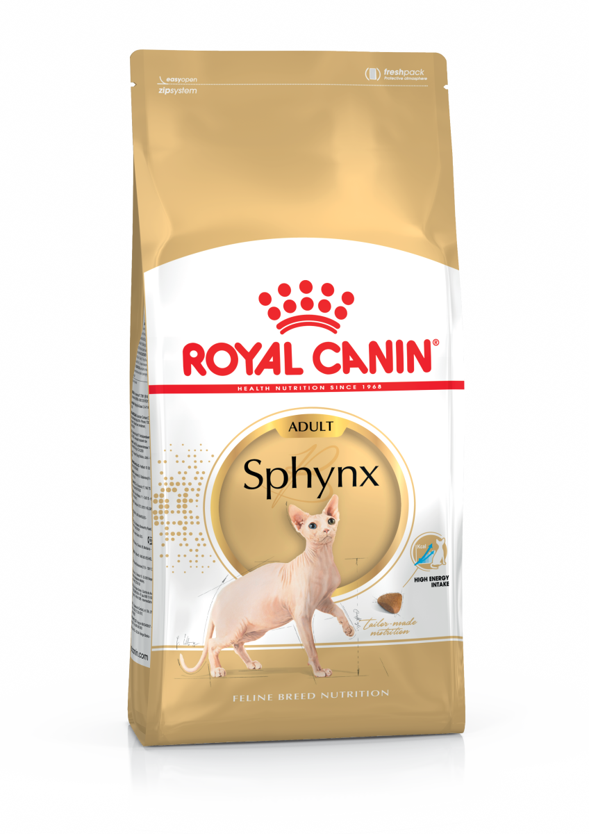 Сухой корм для котов и кошек породы Сфинкс Royal Canin Sphynx Adult