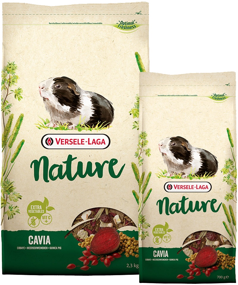 Беззерновой корм с витаминами и минералами для морских свинок Versele-Laga Nature Cavia