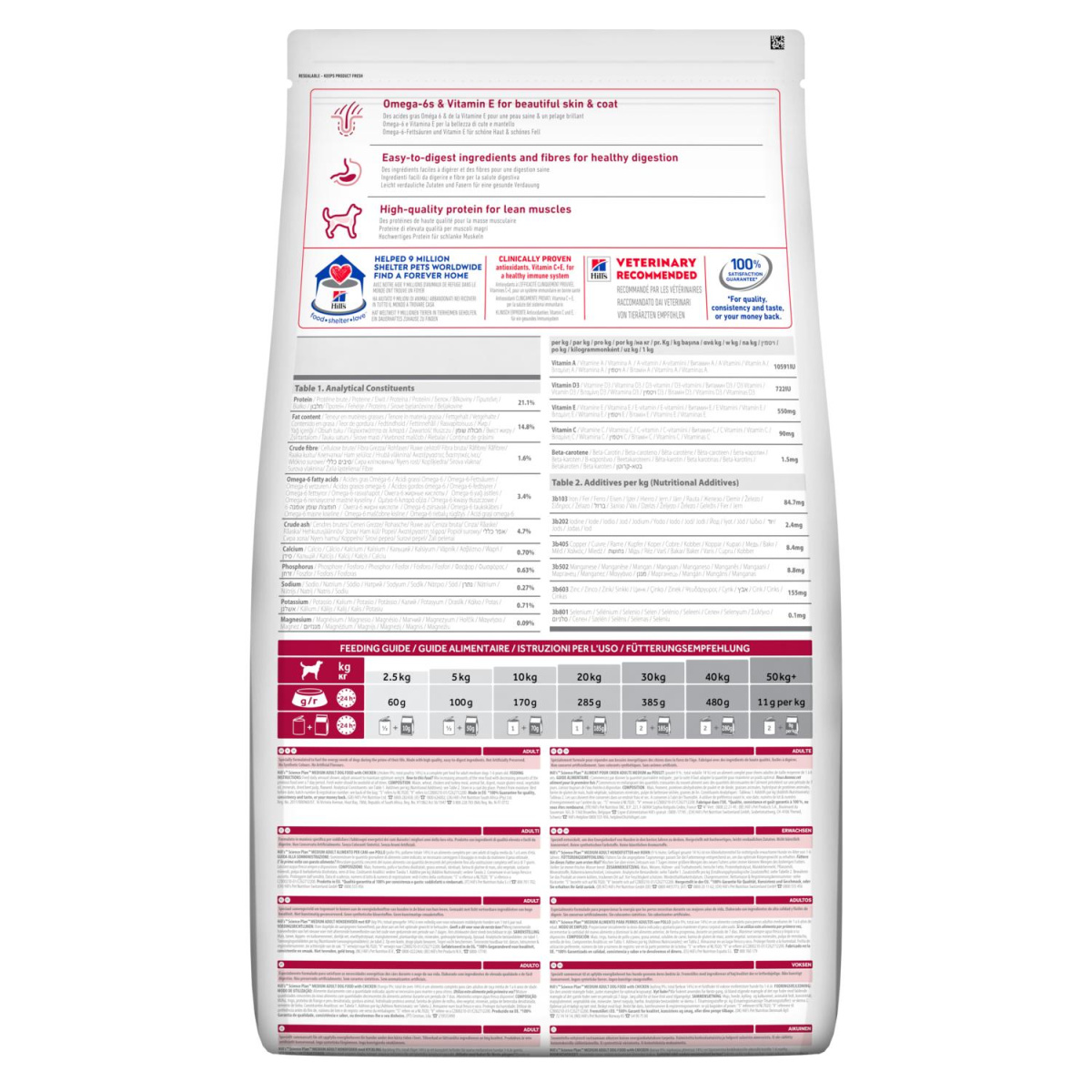 Сухий корм з куркою для собак середніх порід Hill's Science Plan Adult 1-6 Medium 11-25 kg Chicken Сухий корм з куркою для собак середніх порід Hill's Science Plan Adult 1-6 Medium 11-25 kg Chicken