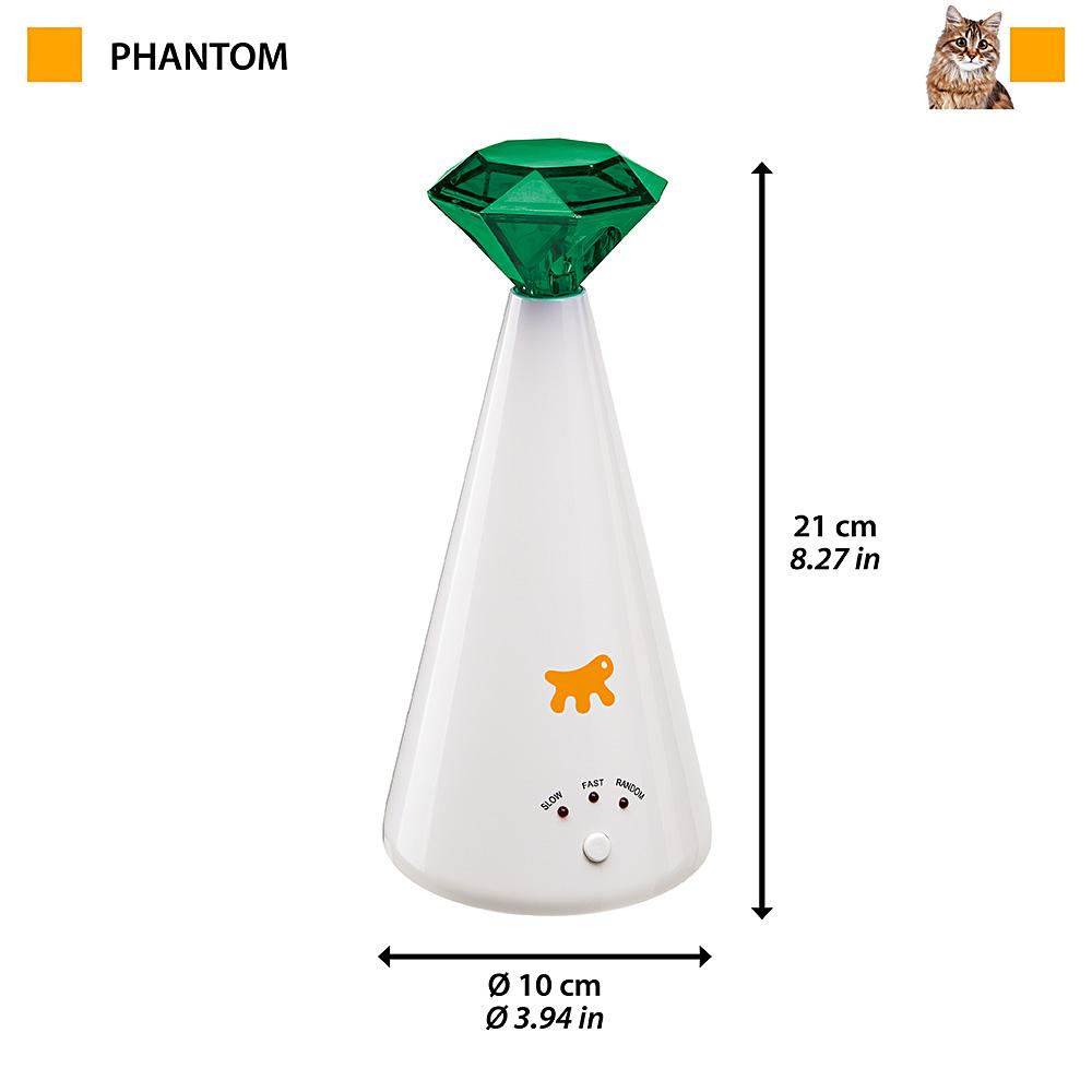 Інтерактивна іграшка для котів Лазерний промінь Phantom Ferplast