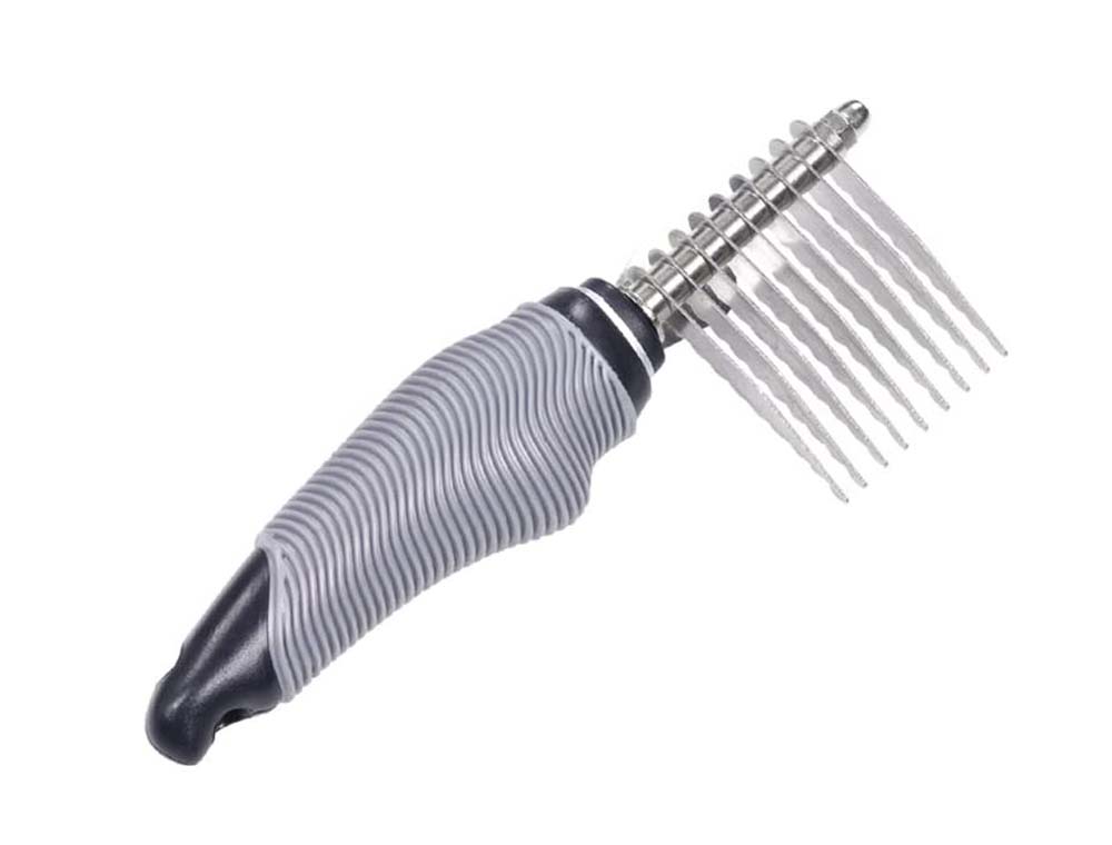 Эргономичный колтунорез для длинношерстных собак и котов Cutting Comb Long Starline Nobby