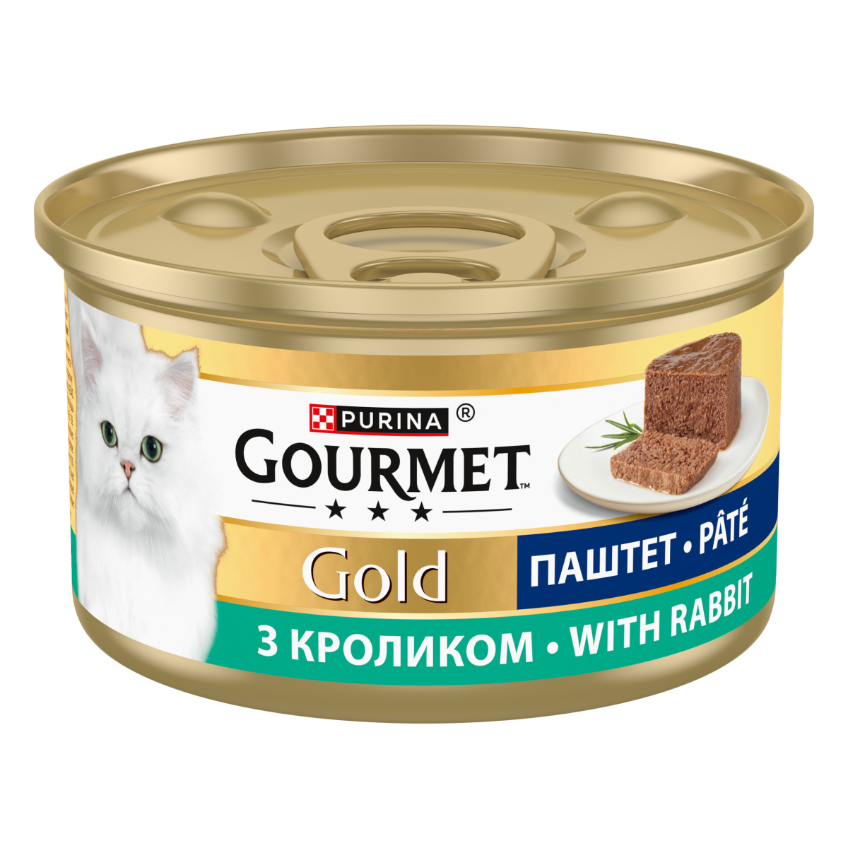 Консерва для котів Паштет з Кроликом Purina Gourmet Gold Pate Rabbit