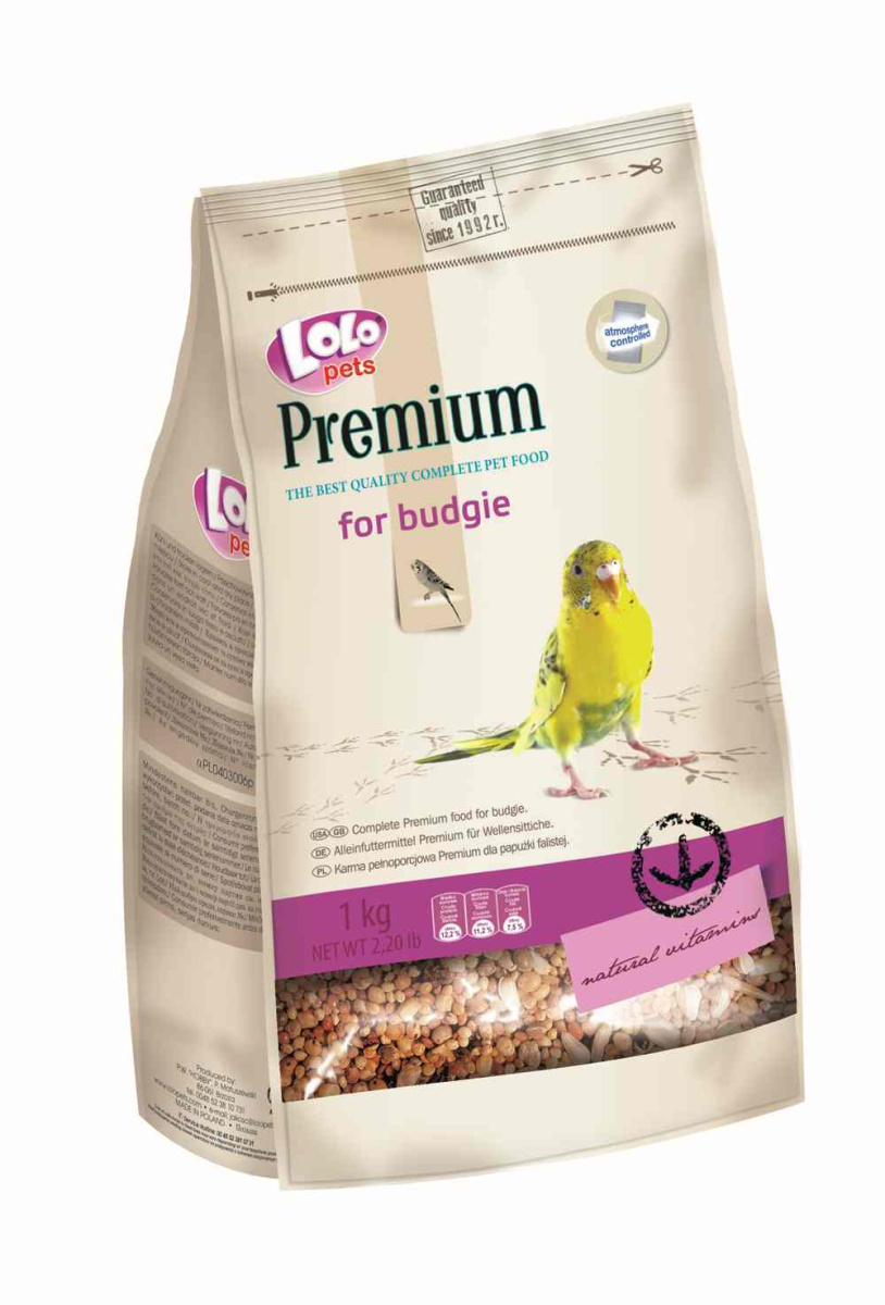 Корм для хвилястих папуг LoLo Pets Premium