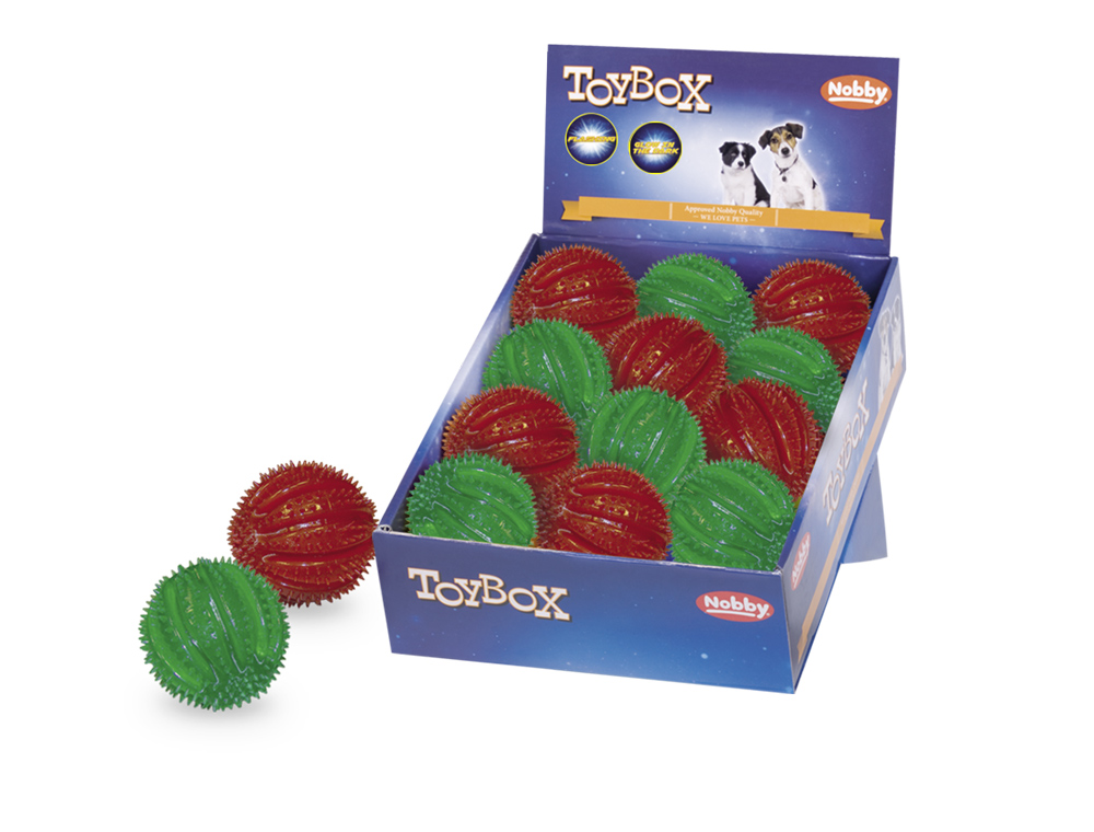 Іграшка для собак ToyBox М'яч, що світиться TPR Extra Strong Nobby Іграшка для собак ToyBox М'яч, що світиться TPR Extra Strong Nobby