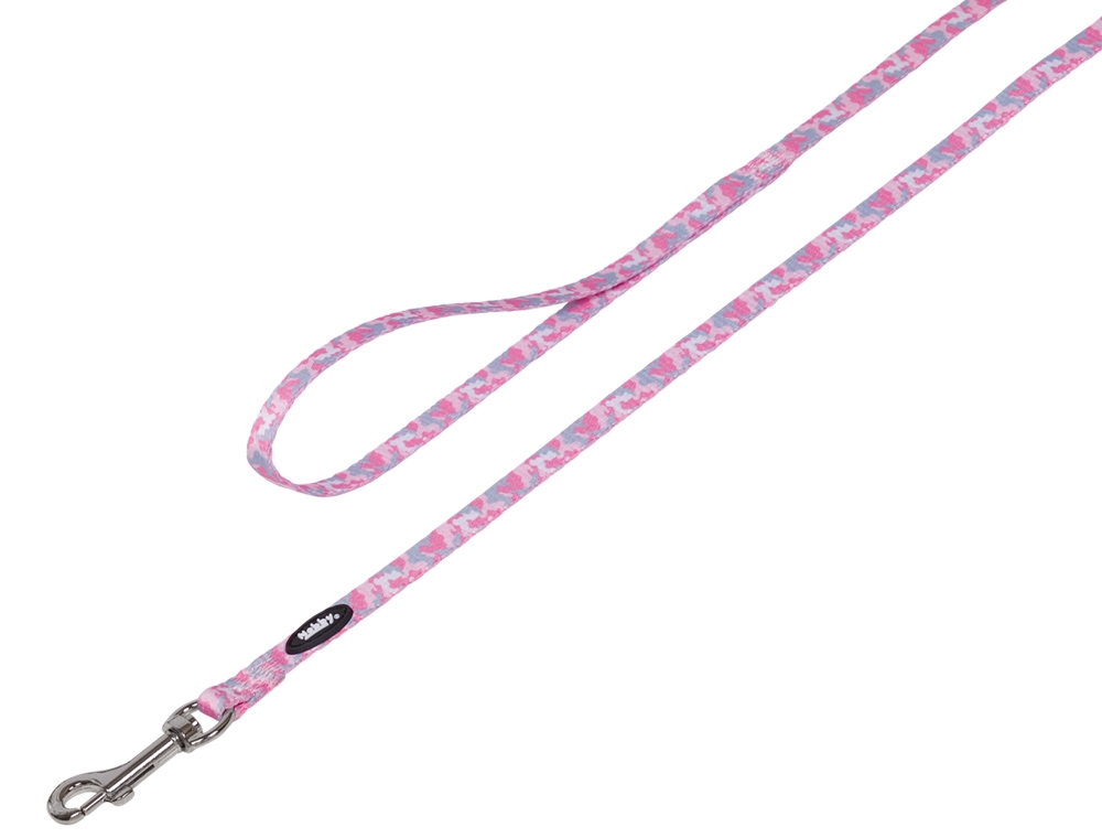 Нейлоновий м'який повідець для цуценят та маленьких собак Camouflage Leash Nobby Нейлоновий м'який повідець для цуценят та маленьких собак Camouflage Leash Nobby