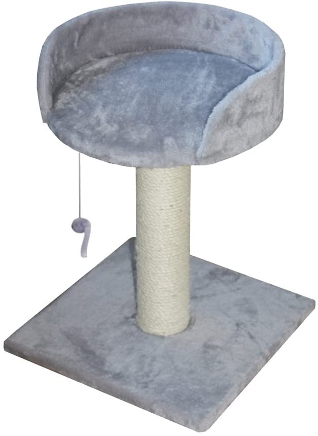 Когтеточка-столбик с лежаком и игрушкой для кошек Asti Nobby