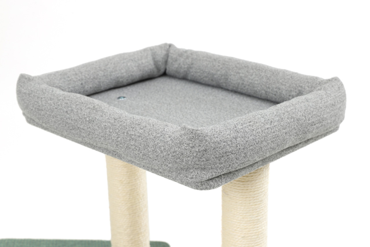 Кігтеточка-ігровий комплекс для кота з іграшкою та будиночком Imac Clio