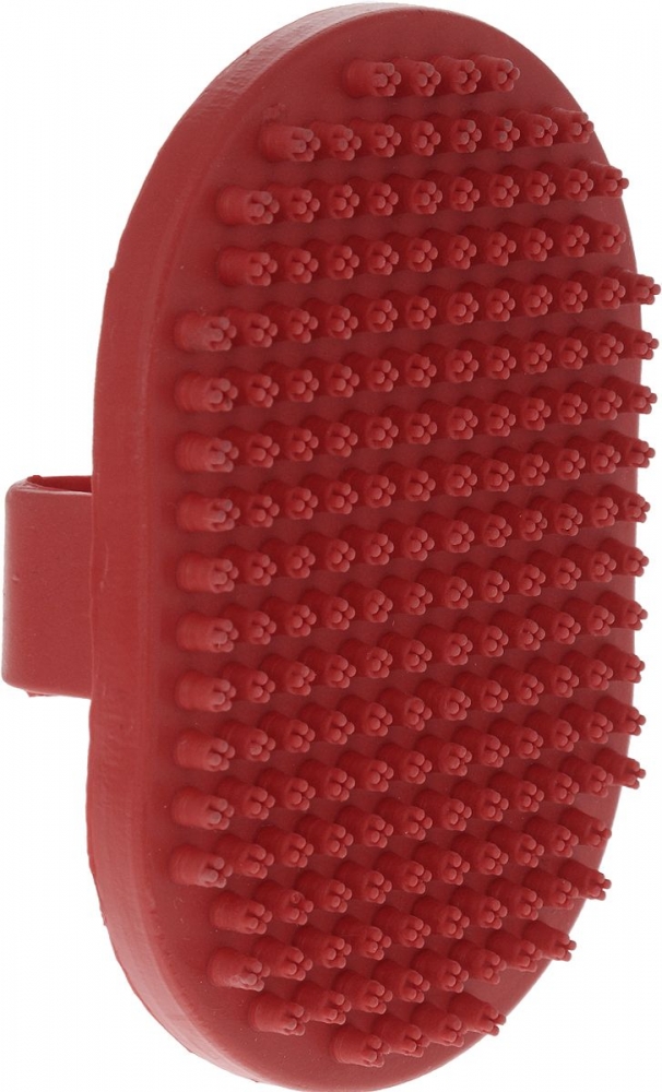 Масажна гумова щітка для догляду за шерстю собак та котів Brush Hand Rubber Nobby