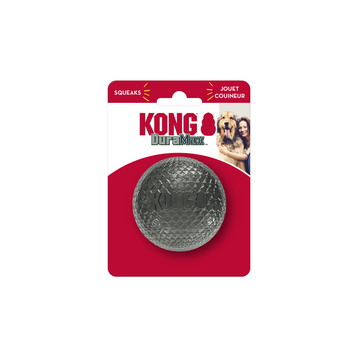KONG DuraMax Ball Сверхпрочная игрушка для собак Жевательный Мяч