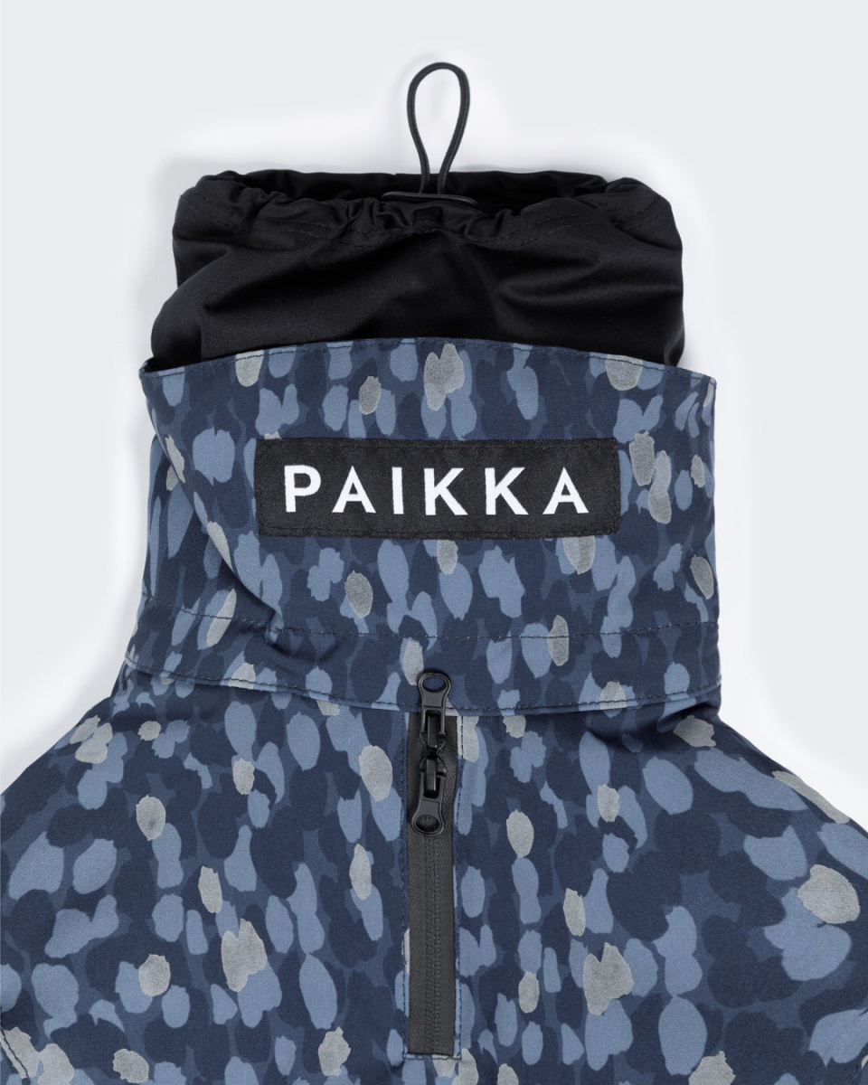 Водонепроницаемый зимний костюм со светоотражающим узором для собак PAIKKA Winter Suit Blue