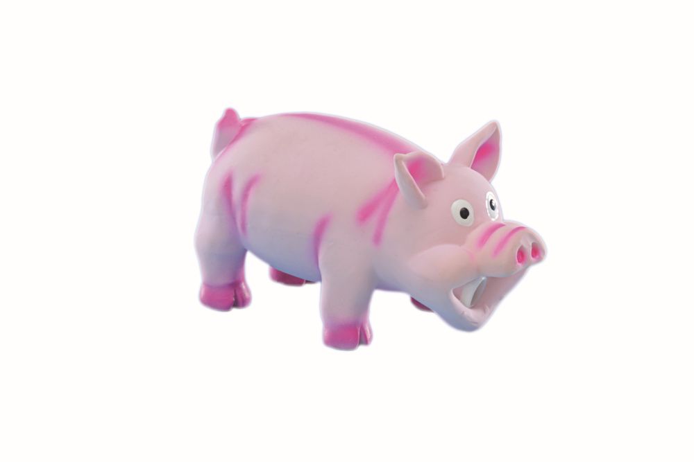 Іграшка для собак Свинка Рожева з пищалкою Latex Nobby