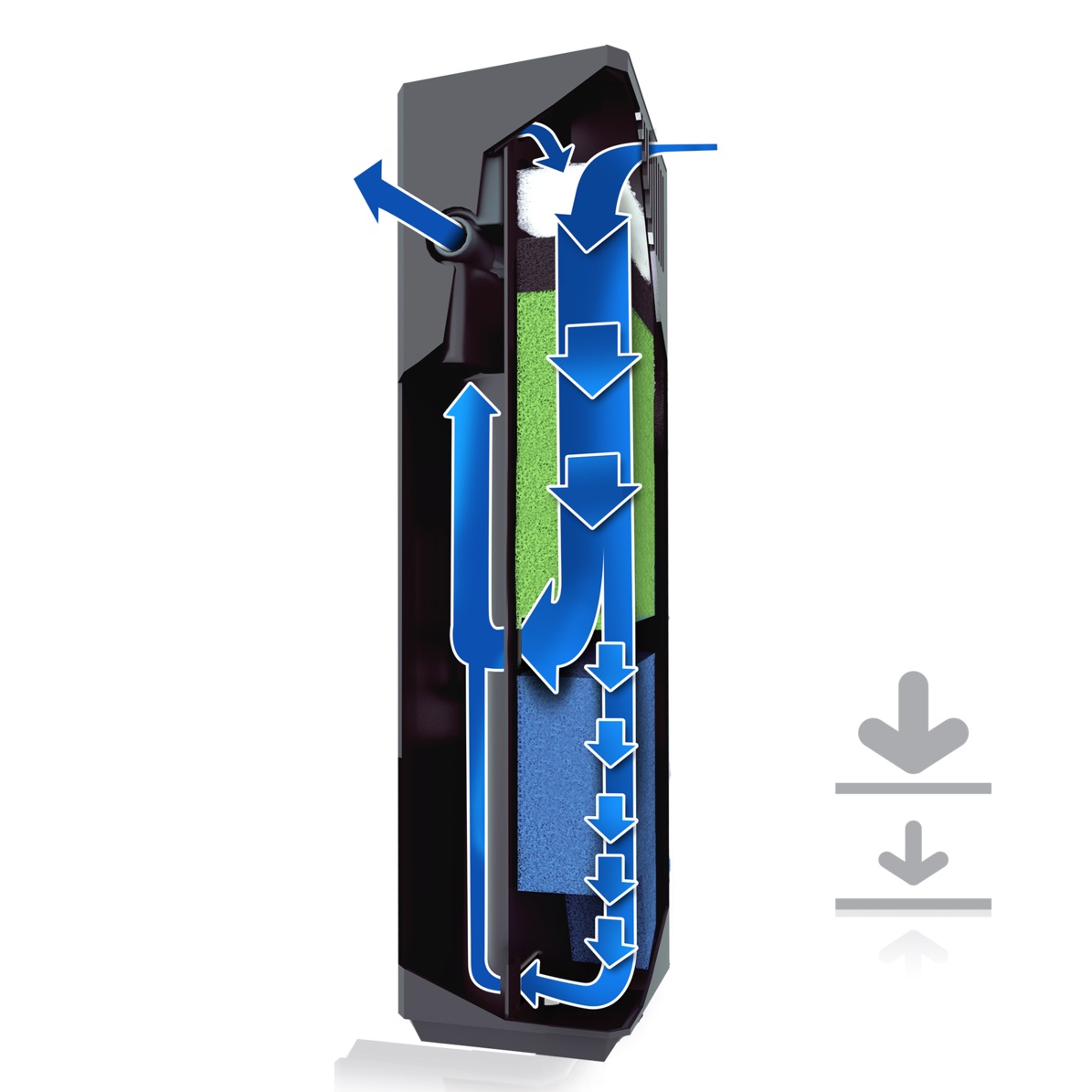 Внутрішній фільтр для акваріума Primo 110 LED Juwel Bioflow Super Внутрішній фільтр для акваріума Primo 110 LED Juwel Bioflow Super