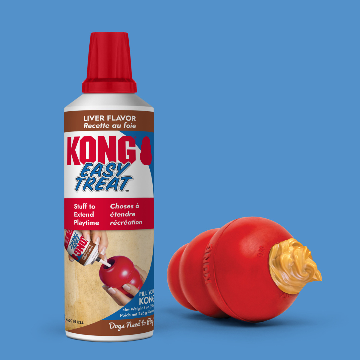KONG Easy Treat Liver Натуральные лакомства для собак Паста со вкусом Печени