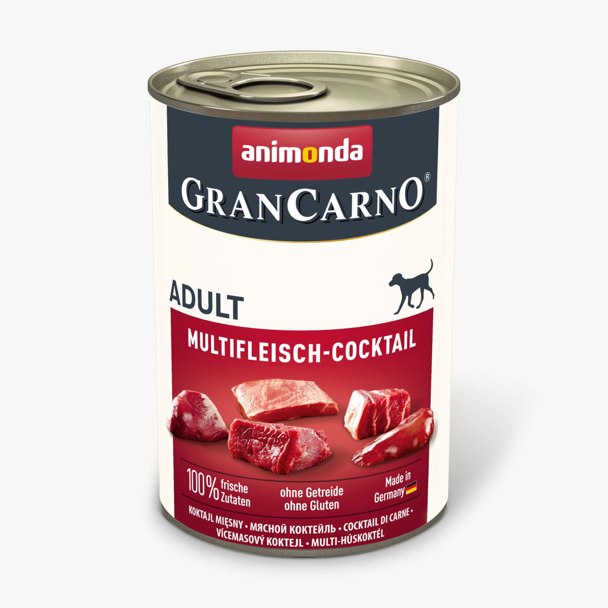 Безглютеновая консерва для собак Мультимясной коктейль Animonda Gran Carno Adult Multi Meat Cocktail