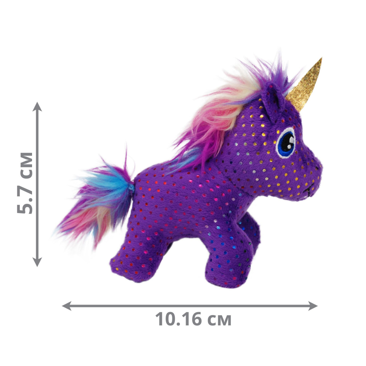 KONG Cat Enchanted Buzzy Unicorn Заводна іграшка для кота Єдиноріг з котячою м'ятою