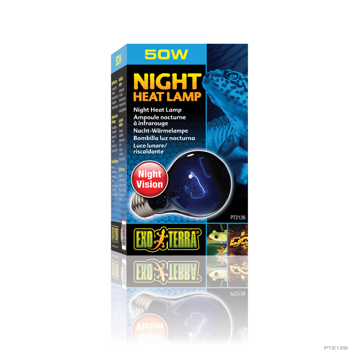 Нічна лампа місячного світла для тераріума Exo Terra Heat Lamp Night 50W Нічна лампа місячного світла для тераріума Exo Terra Heat Lamp Night 50W