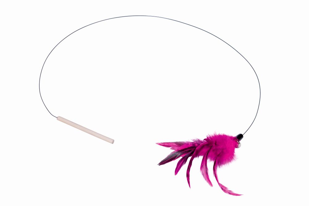 Игрушка для котов Удочка Пёрышко с колокольчиками Rod Feather Nobby Игрушка для котов Удочка Пёрышко с колокольчиками Rod Feather Nobby