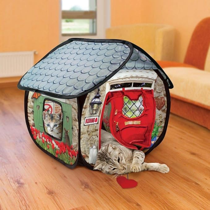 KONG Cat PlaySpaces Bungalow Интерактивная игрушка для кота Бунгало