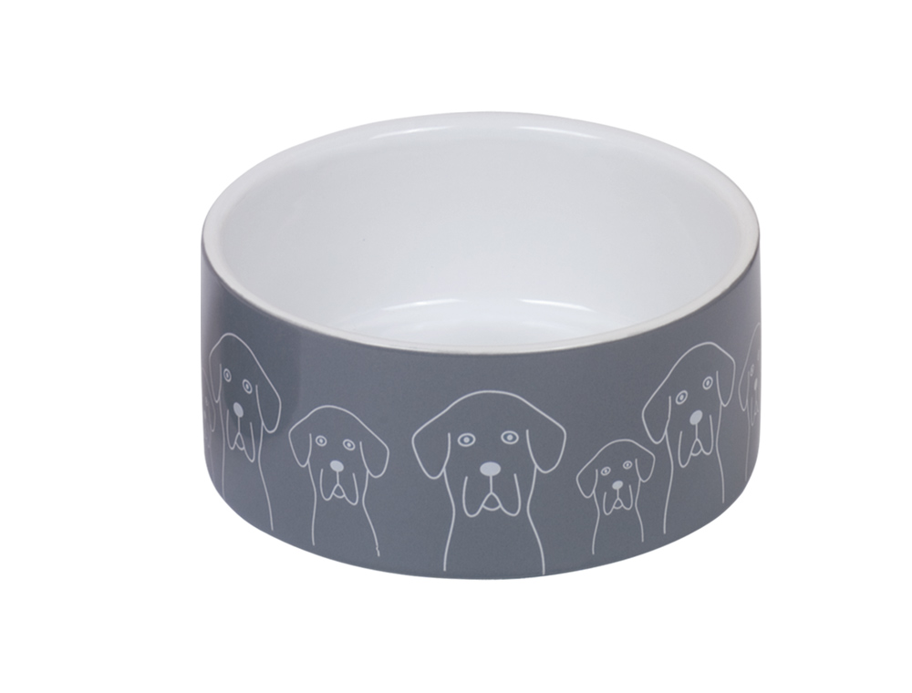 Керамічна миска для собак Песики Dogs Nobby
