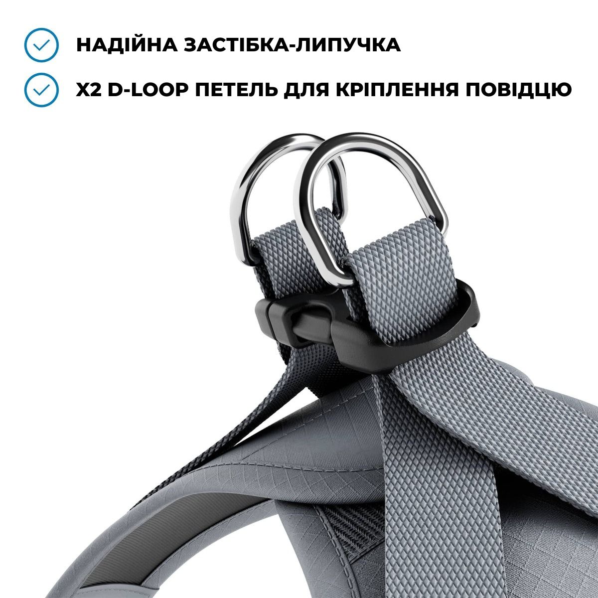Анатомічна м'яка шлея для собак з чутливою шкірою BullyBillows Step in Harness